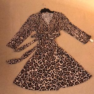 Cheetah print dress